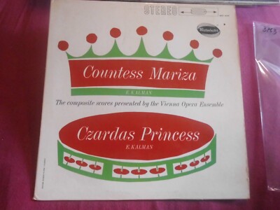 Emmerich Kálmán (3763) Countess Mariza, Czardas Princess 1961 Westminster WST-14