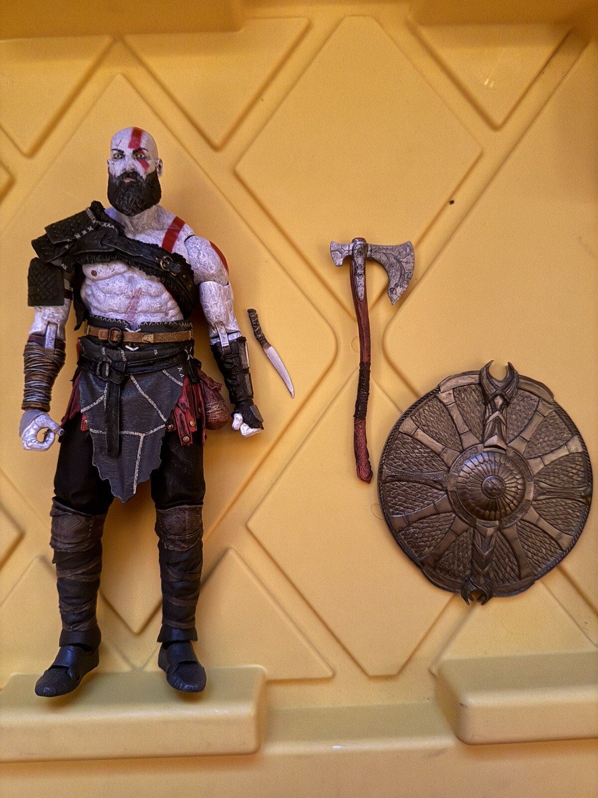 NECA God of War Kratos 7 Inch Scale Action Figure with Detailed Sculpt