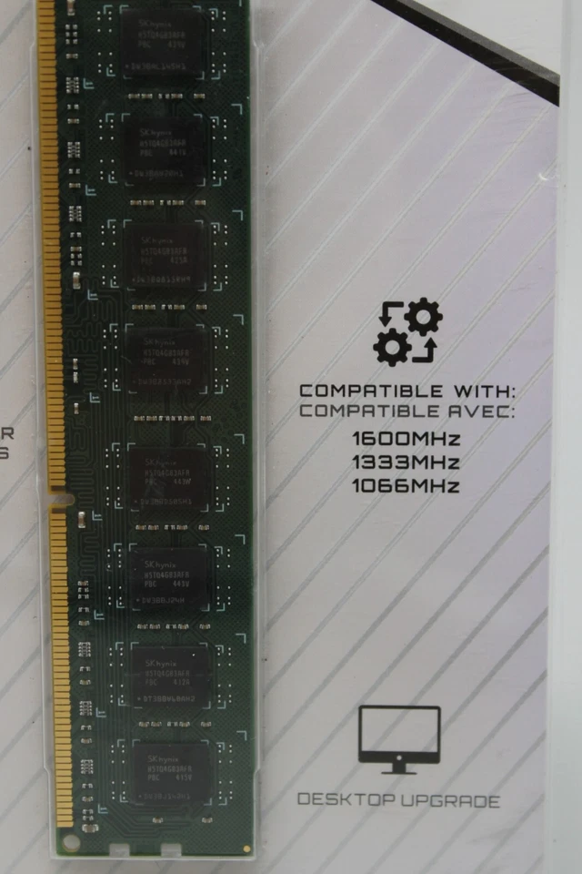 PNY 8GB 1600 MHz DDR3 DIMM Desktop Memory New in Sealed Package Single Channel - Image 2 of 4