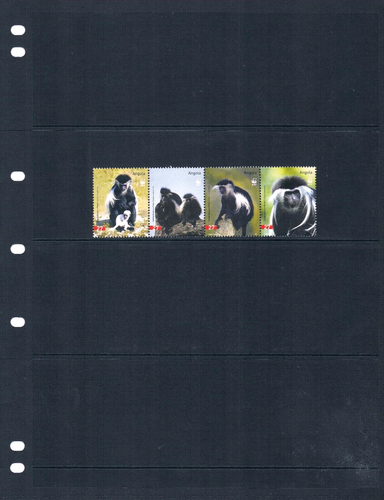 1/3 off $4.00 Scott Value - 2004 ANGOLA Monkeys Colobus African MNH NH UMM - Picture 2 of 4