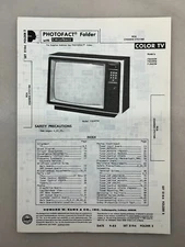 RCA CTC118A Service Manual Sams Photofact Free Shipping