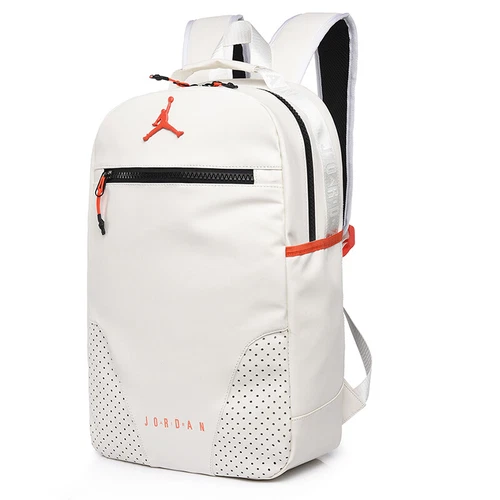 Jordan Hoops Elite Pro Basketball Backpacks leather Black - White-Red Travel Bag - Picture 9 of 24