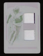 2019 Irv Smith Jr. Panini National Treasures Jersey Patch Printing Plate #1/1