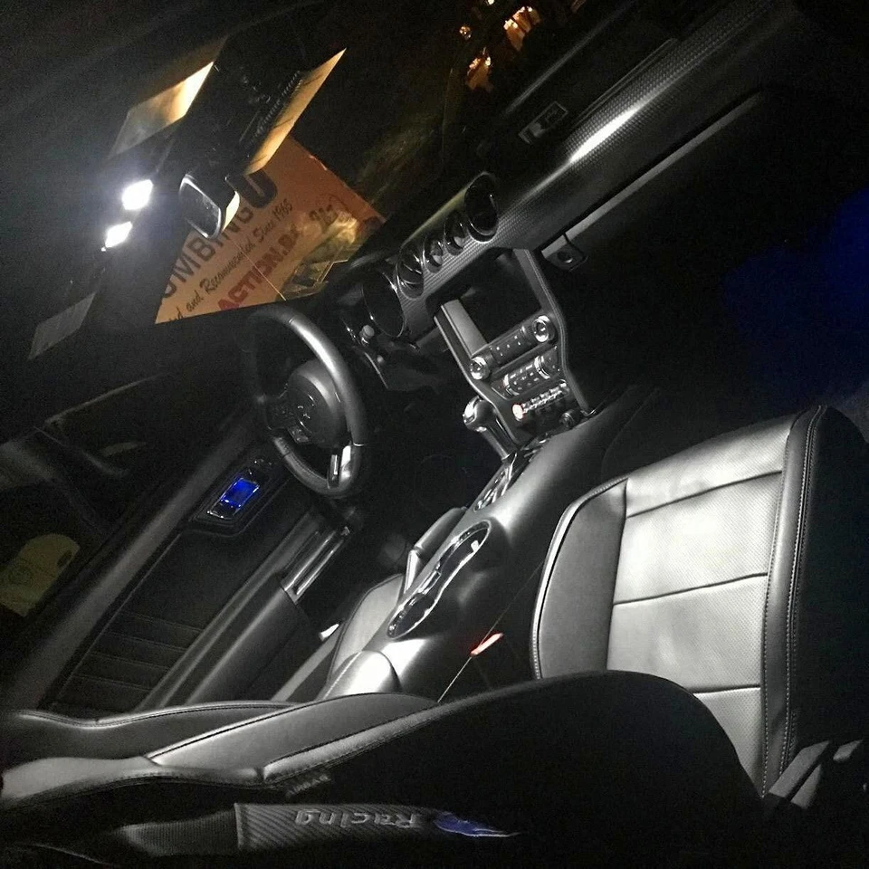 T10 LED License Plate Light Bulbs 6000K Super Bright White 168 2825 194 18SMD - Image 2 of 4