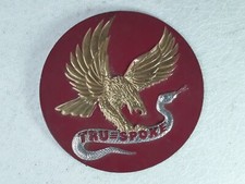  New True Spoke 1 34 Red Gold Wire Wheel Emblem Sticker Decal Eagle Snake