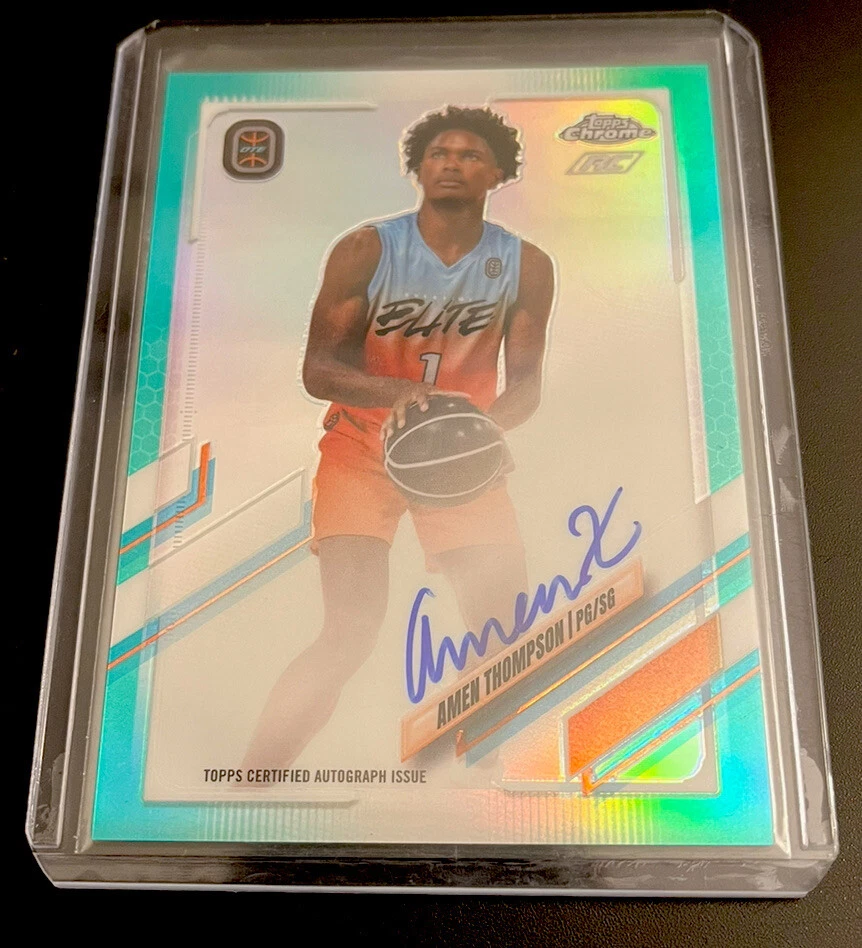 AMEN THOMPSON nbaカード サイン アメントンプソン ドラフト