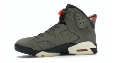 Nike Air Jordan 6 Travis Scott Cactus Jack ''Medium Olive'' EU 42 Neu 1 EDITION