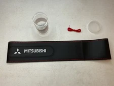 Mitsubishi Car Steering Wheel Cover Needle& Thread Protector Hand Sewing Leather