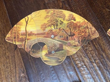Vtg Church Fan Hand Held 1950s
