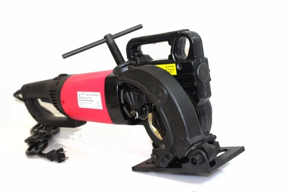 2 in 1 Reversible Electric Pipe Threader Threading Machine w/Cutter & 6 NPT Dies - Image 3 of 4