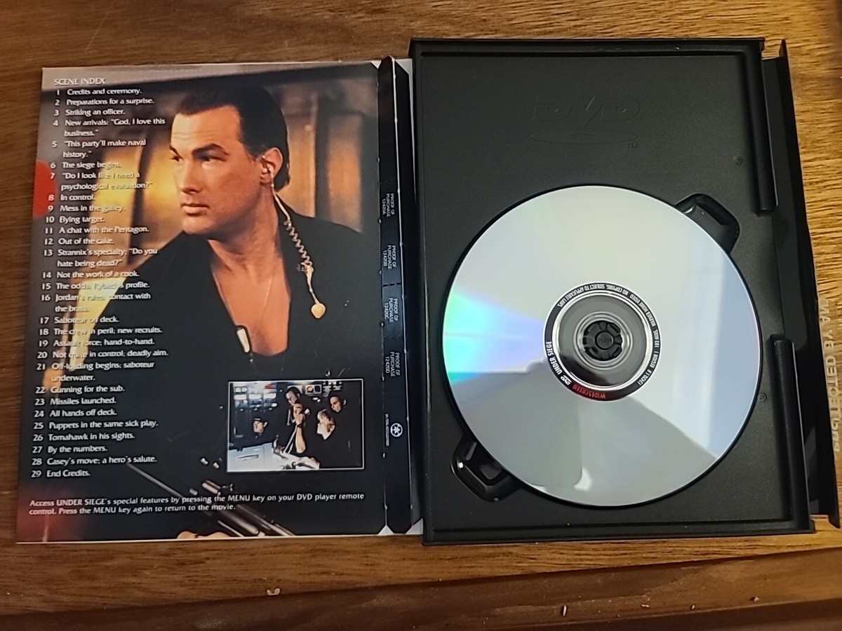 Under Siege 1992 DVD Steven Seagal Erika Eleniak Tommy Lee Jones