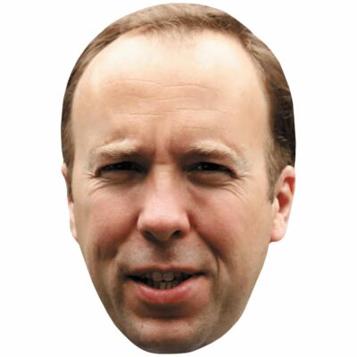 Matt Hancock (Odd) Celebrity Mask, Flat Card Face
