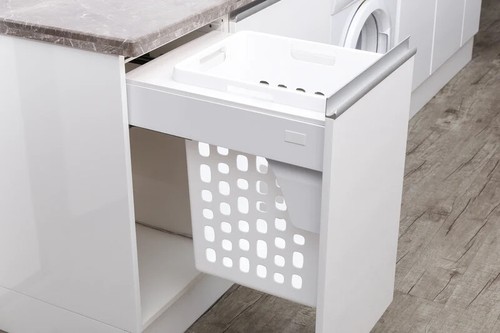Laundry Pull out Hamper Basket Drawer 400mm-600mm cabinet - Picture 6 of 8