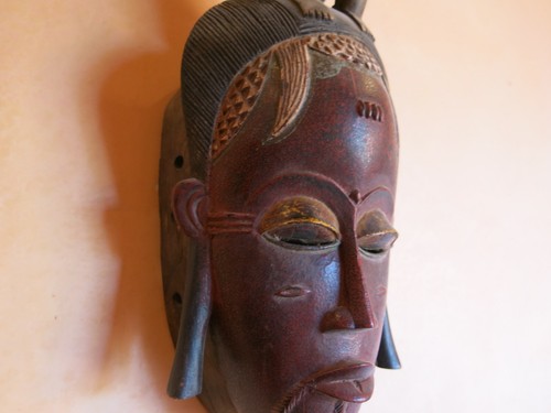 Polychrome Guro Zauli Single Figure Mask - Picture 6 of 12