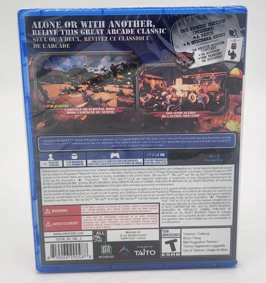 Operation Wolf Returns: First Mission - Sony PlayStation 4 PS4 - New Sealed US - Image 2 of 4