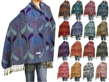 Falari Classic Paisley Pattern Large Pashmina Scarf Shawl Wrap Stole Silky
