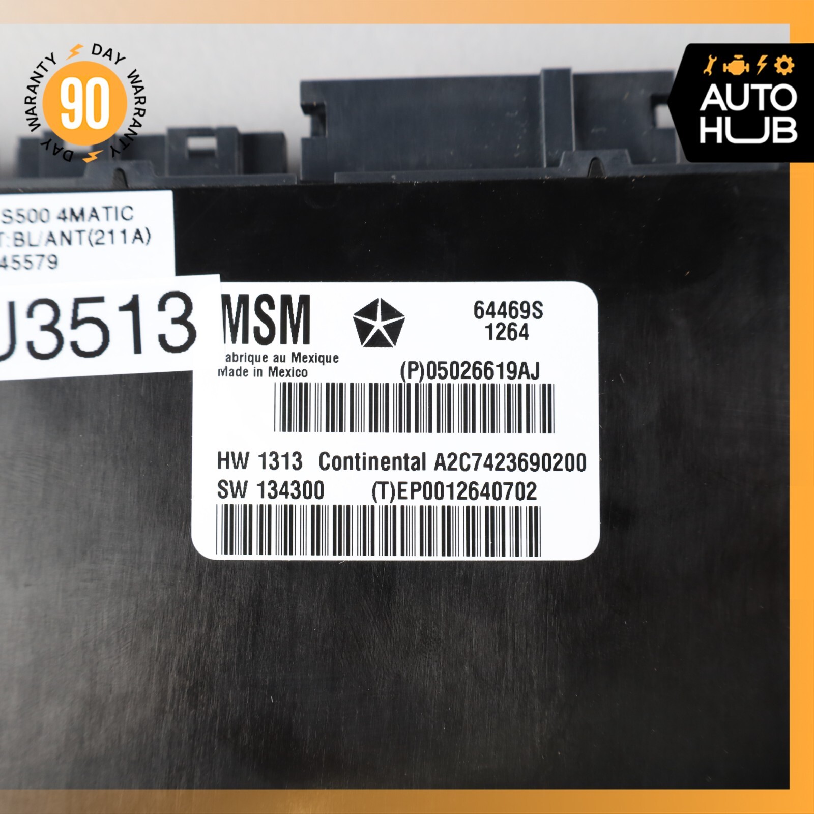 14-20 Maserati Quattroporte M156 SQ4 Seat Control Module Left Side OEM 32k