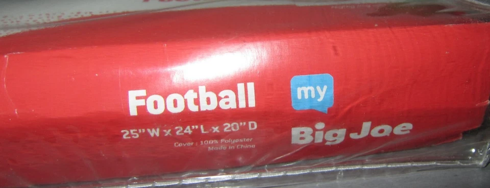 Cubierta de silla bolsa de frijoles de fútbol deportivo My Big Joe NUEVO Foto 3 de 4