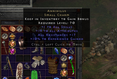 Hardcore Anni - Diablo 2 Annihilus Small Charm HC Non Ladder PC Xbox