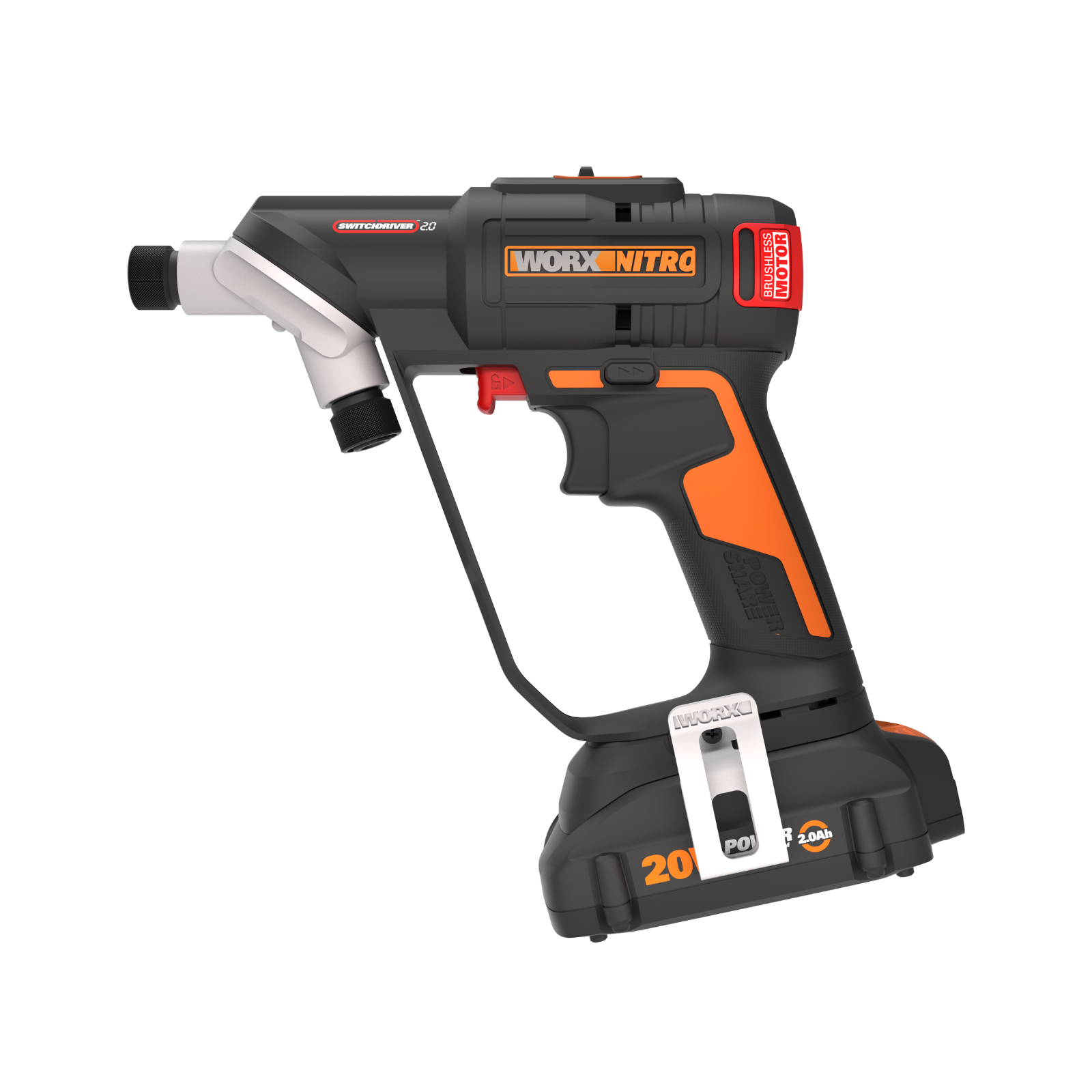 WX177L WORX NITRO 20V Switchdriver 2.0 2in1 Cordless Drill & Driver