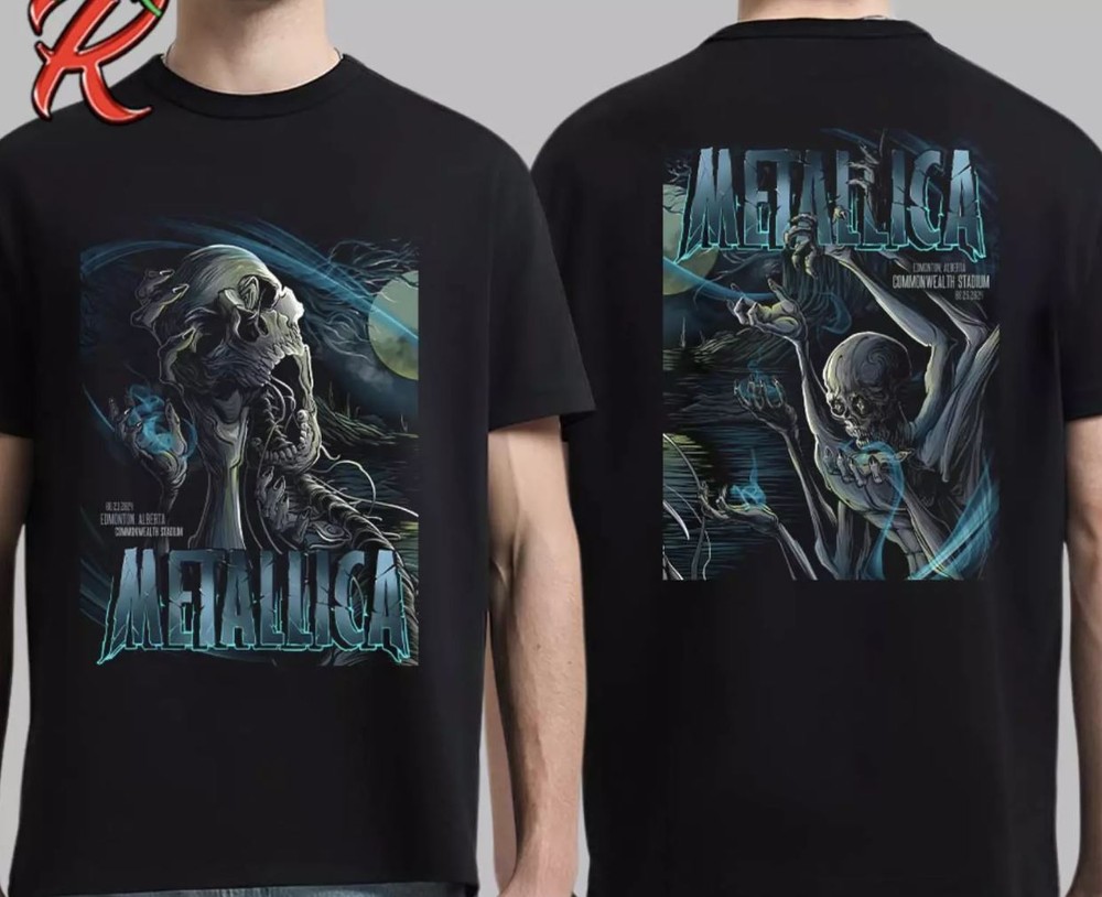 Metallica M72 Edmonton Alberta Canada On August 23 And 25 2024 Unisex T-Shirt