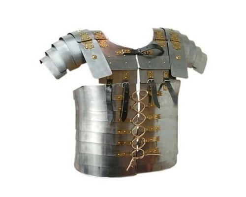Halloween Roman Lorrica Segmenetata Body armor Lorica Larp Renaissance Armor - Picture 3 of 5