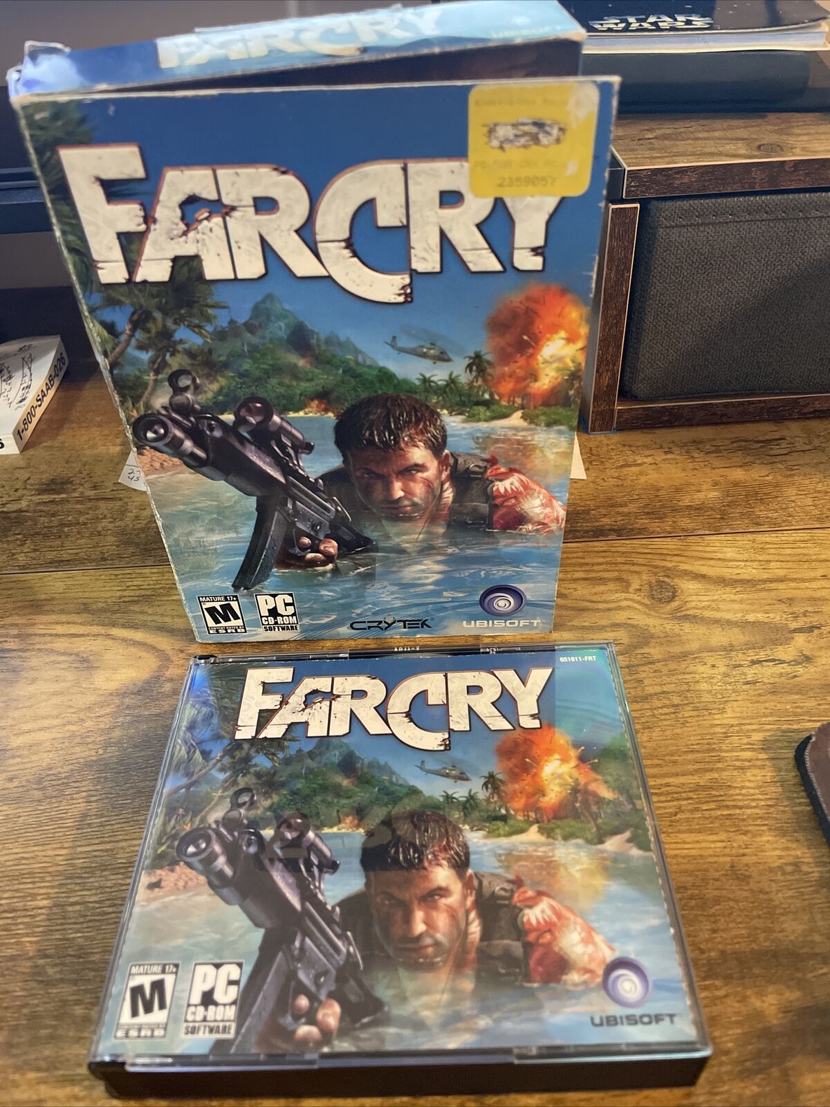 Far Cry 1 Ubisoft PC Game CD ROM Set (2004, Far Cry) All Discs / 5