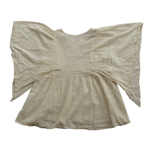 SPRING/SUMMER HAND EMBROIDERED BATWING SLEEVE TOP, MEXICAN/OAXACAN BLOUSE T0347X - Picture 11 of 14