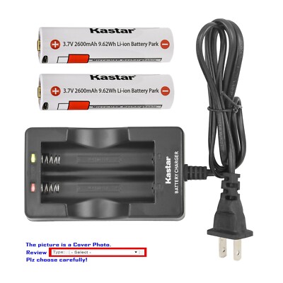 Kastar Battery Wall Charger for Fenix Flashlight Battery Micro-USB ARB-L18-2600U