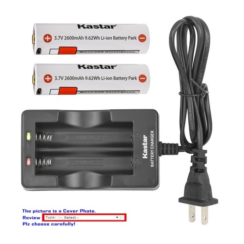 Kastar Battery Wall Charger for SureFire LiIon Battery with MicroUSB