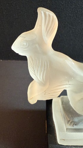 Scultura scoiattolo in vetro di Boemia Art Decò 1930 H. Hoffmann - Foto 5 di 9