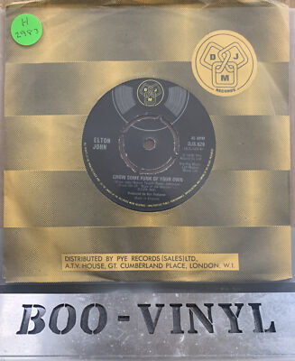 Elton John - Grow Some Funk Of Your Own (DJM DJS 629) EX / VG