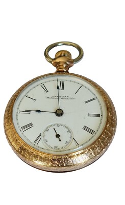 アンティーク ゴールド AMERICAN WALTHAM 懐中時計 Antique American Waltham Watch Co. Gold Filled Pocket Watch