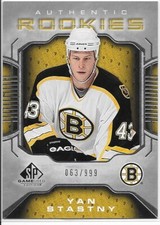 2006-07 SP Game Used YAN STASTNY rookie card #103