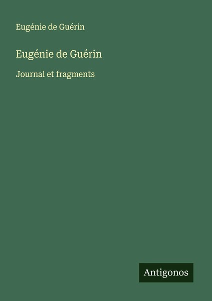 EugéNie De GuéRin | EugéNie De GuéRin | Taschenbuch | FranzöSisch (2024)-image