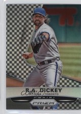 2015 Panini Prizm Black & White Checker Prizm 112/149 RA Dickey #131 0f8