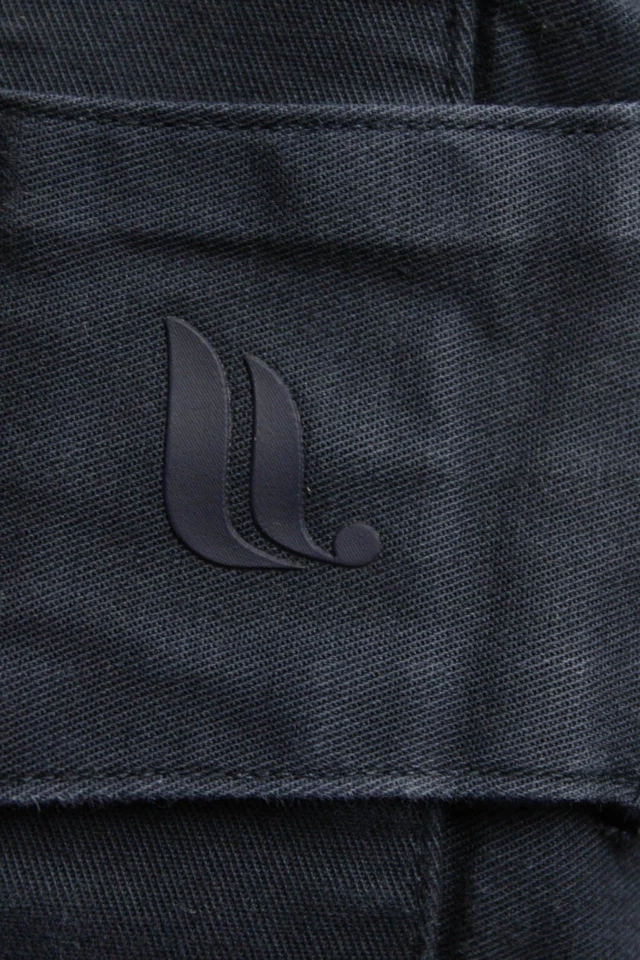 Pantalones Fabletics Mujer Algodón Tiro Medio Pierna Recta Azul Marino Talla M Foto 4 de 4