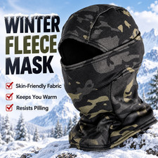Winter Thermal Fleece Camouflage Balaclava Ski Full Face Mask Cold Proof Outdoor