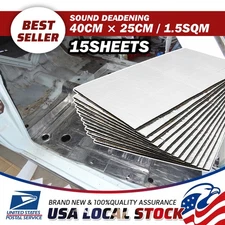 16"X10" Car Fireproof Cotton Pad Sound Deadener Heat Insulation Mat 10mm