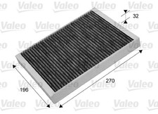 Innenraumfilter VALEO PROTECT 715635 Aktivkohlefilter für PEUGEOT 407 CITROËN C5