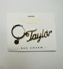 Personalite Marina De Buchi Gold Tone Bag Charm Key Ring Key Chain Taylor