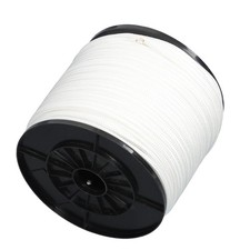 Multipurpose White Nylon Rope Sturdy Spool Solid Braid Rope 1/4" 500'