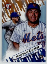 Francisco Álvarez 2023 Topps Pristine Fresh Faces FF-12 New York Mets