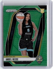 2024 Panini WNBA Prizm Angel Reese #147 Green Variation RC Rookie Chicago Sky SP