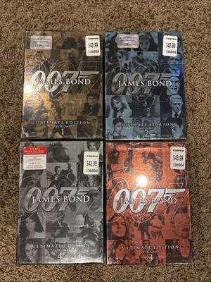 James Bond 007 Complete 4 Volume set DVD
