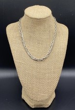 SILPADA-Sterling Silver 'Happily Stranded' 3 Different Strand Necklace N2734