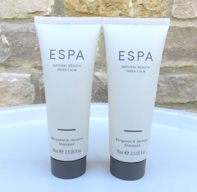 ESPA 2 X 75 ML NATURAL BEAUTY INNER CALM BERGAMOTTE JASMIN SHAMPOO SET 150ML NEU