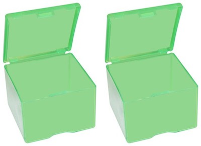 MTM CAST1-16 Cast Bullet Box, 2 Pack, USA Made, Clear Green
