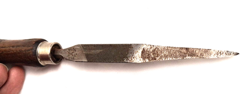 VTG Wood Handle Files -Blue Point GA-98 Adjustable Jaw & Nicholson Slim Taper - Bild 9 von 15