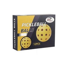12 Pack Pickleball Balls 40 Holes Outdoor Practice Training Sports Balls